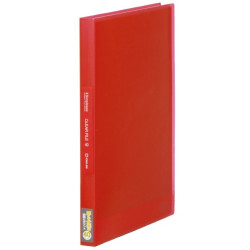 KingJim 186TSPWR Simplease Clear file - 透明紅色 | KingJim