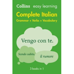 Easy Learning Italian Complete Grammar, Verbs and Vocabulary