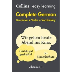 Easy Learning German Complete Grammar, Verbs and Vocabulary (3 books in 1) | Collins Dictionaries