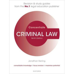 Criminal Law Concentrate: Law Revision and Study Guide | Jonathan Herring