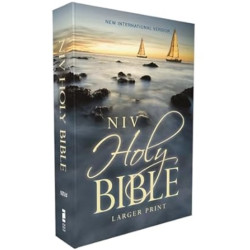 NIV, Holy Bible, Larger Print, Economy Edition, Paperback, Blue, Comfort Print | Zondervan