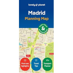 Lonely Planet Madrid City Map 2e